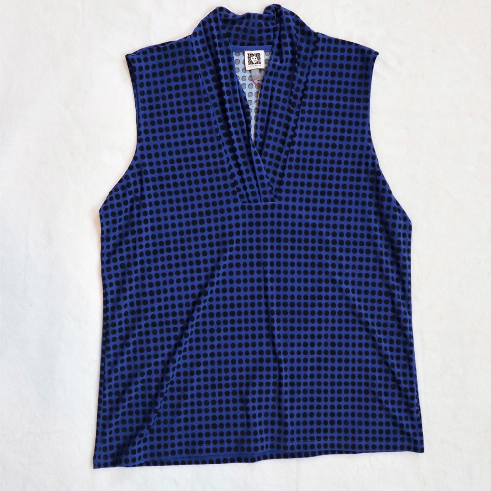 Anne Klein. Sleeveless top. Suit separates. - Picture 3 of 5